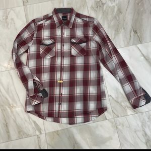 7 Diamonds plaid shirt